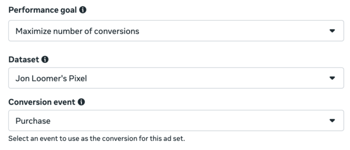 Conversion Event Optimization